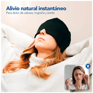 GORRO TERAPÉUTICO EN GEL– ANTI-Migraña, Fatiga ocular y sinusitis