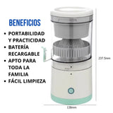 EXPRIMIDOR DE FRUTA ELECTRICO RECARGABLE