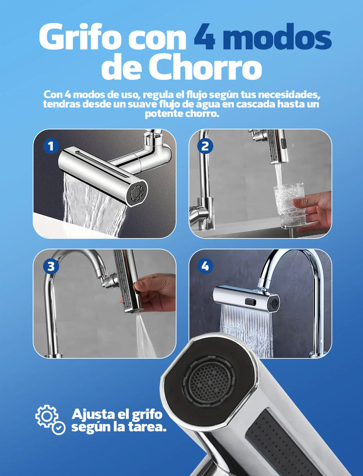 Caño Multifuncional 4 en 1