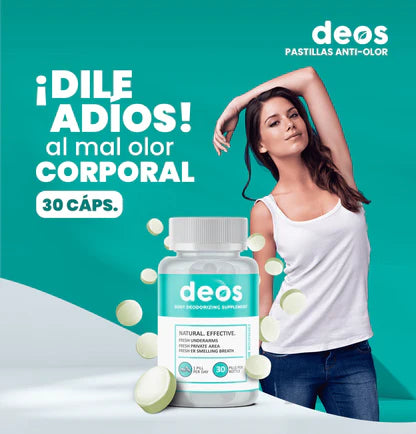 DEOS-DESODORANTE INTERNO 30 CAPSULAS