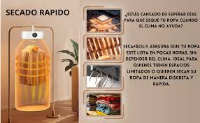 SECADOR DE ROPA ELECTRICO PORTATIL